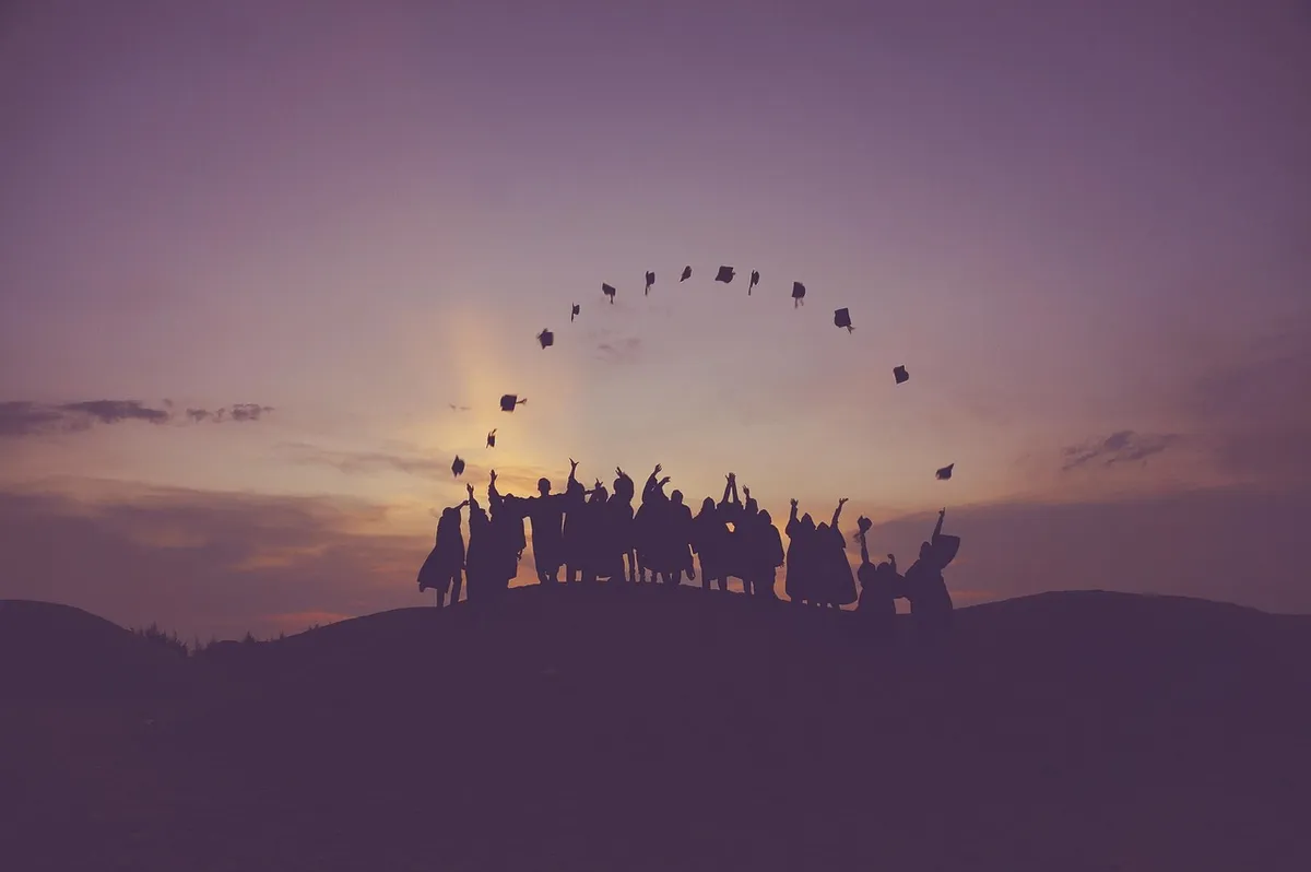 Entrepreneur celebrating success