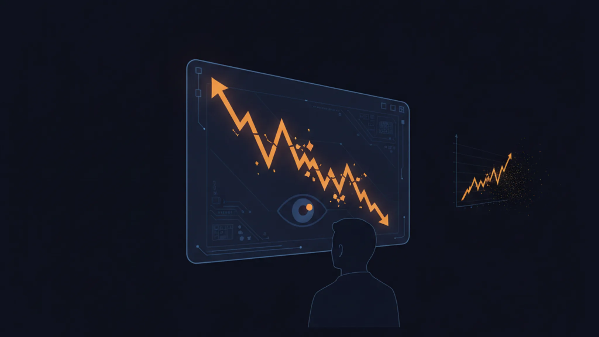 Illustration concept for content decay