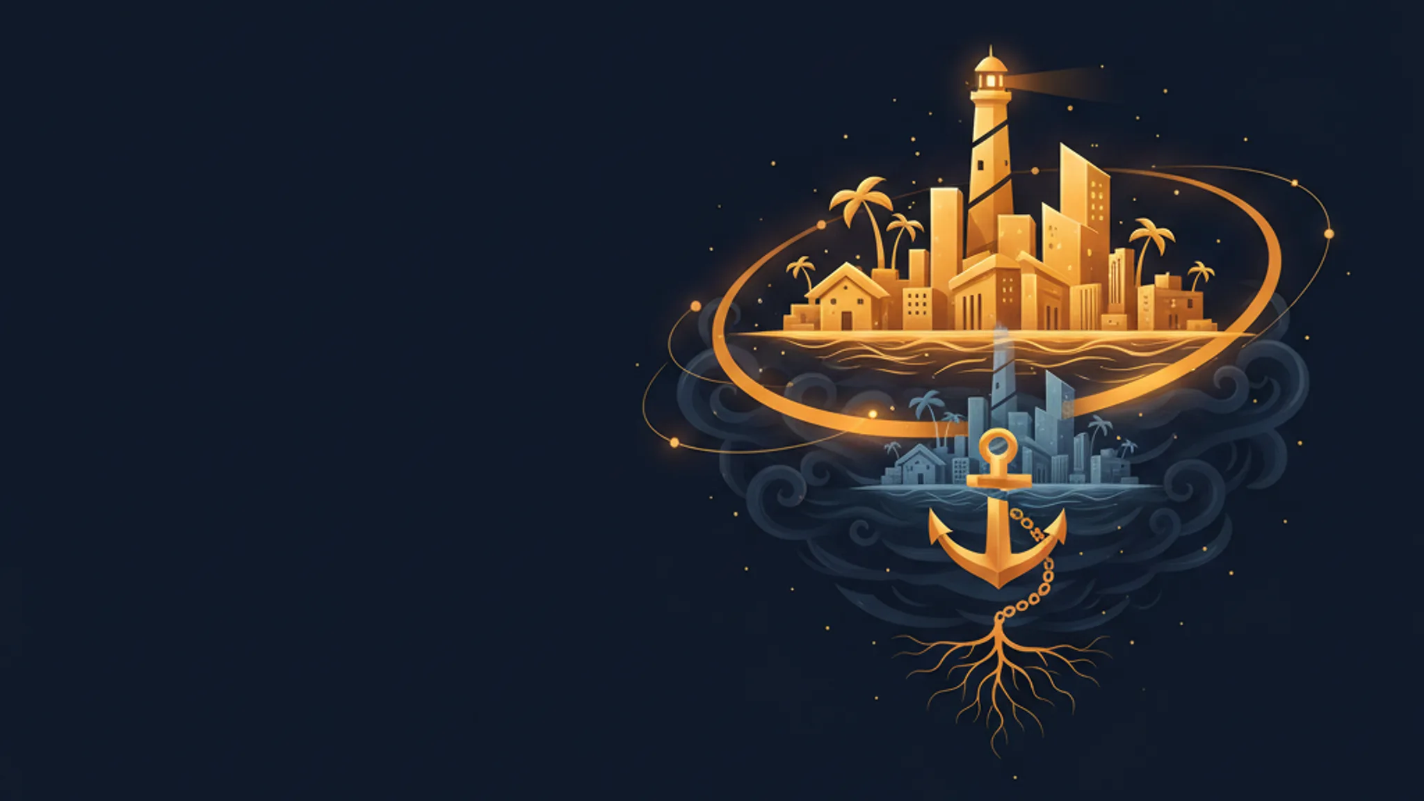 Illustration concept for tourism seo