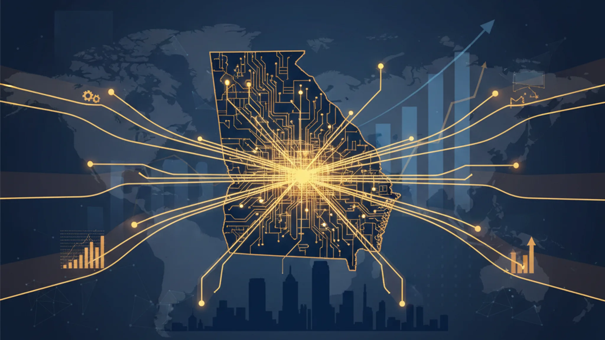 Illustration concept for atlanta seo company