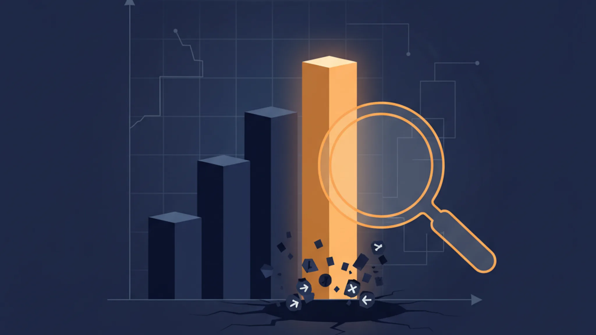 Illustration concept for seo reports